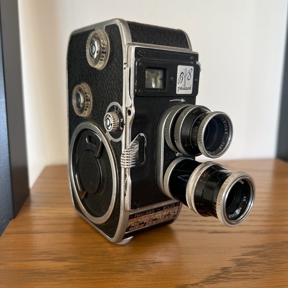 Vintage Paillard-Bolex B-8 8mm Video Camera